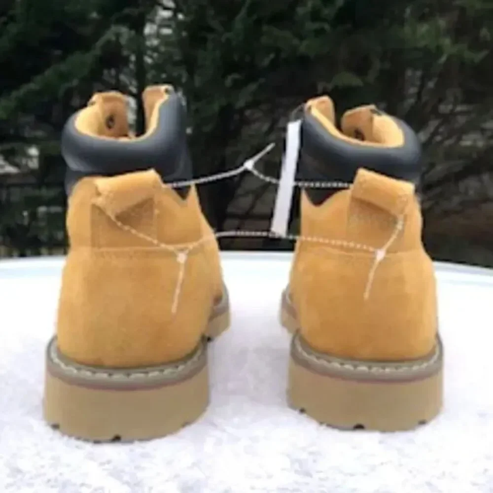 Size: 14 Steel Toe Boots Waterproof Leather Slip Resistant . Work & Safety . New